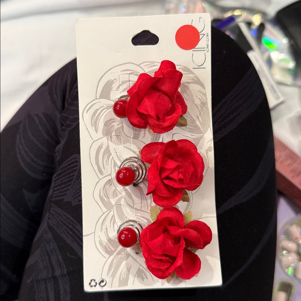 Romantic Hair Head Roses